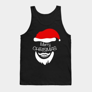 Crazy Merry merry christmas Smile Tank Top